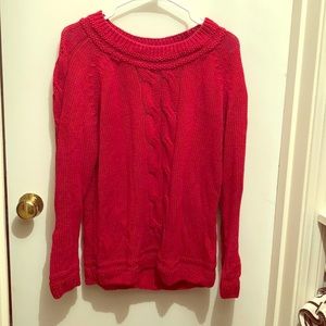 Classic North Crest Red Sweater